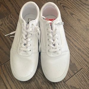 Vans Ward Lo Platform Sneaker -white